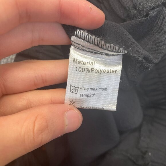 Women’s Modern Fit Pull On Black Casual Pants Size Large Pockets,Elastic Waist - Picture 9 of 10